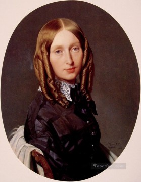  Neoclassical Canvas - Madame Frederic Reiset Neoclassical Jean Auguste Dominique Ingres
